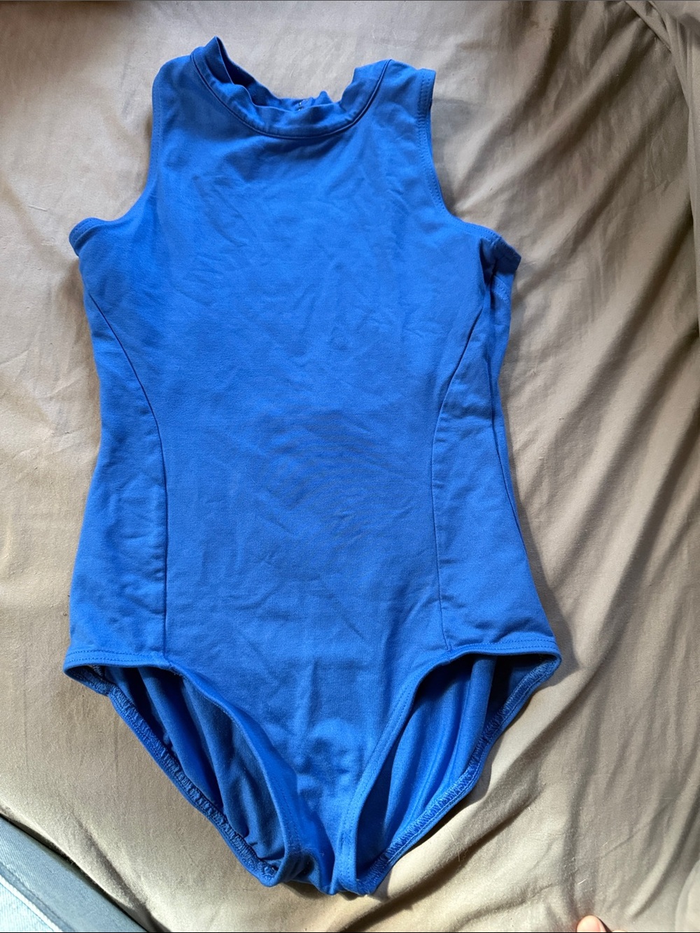 Capezio Blue Sleeveless Dance Leotard